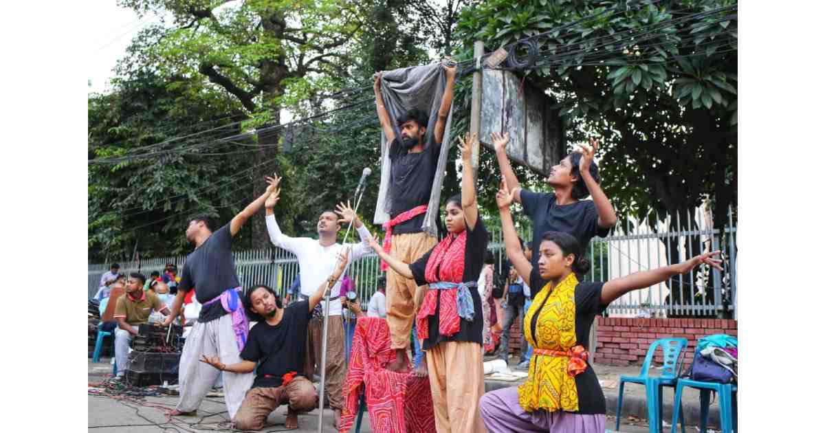 Save CRB: Cultural protest at Shahbagh in solidarity with Ctg residents